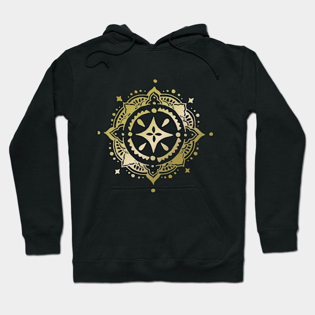 Henna 1 Gold Hoodie by princeliaw